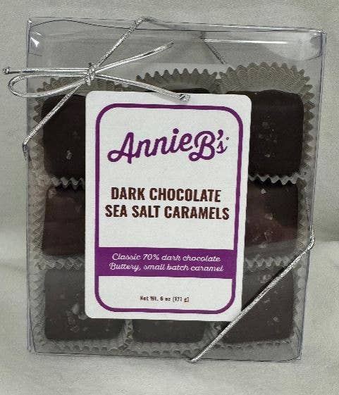 Dark Chocolate Sea Salt Caramels Gift Box