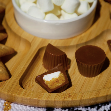 Mini Sweet Milk S'mores cups