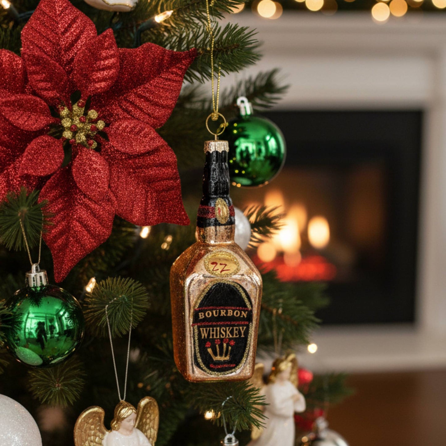 Whiskey Bottle Ornament