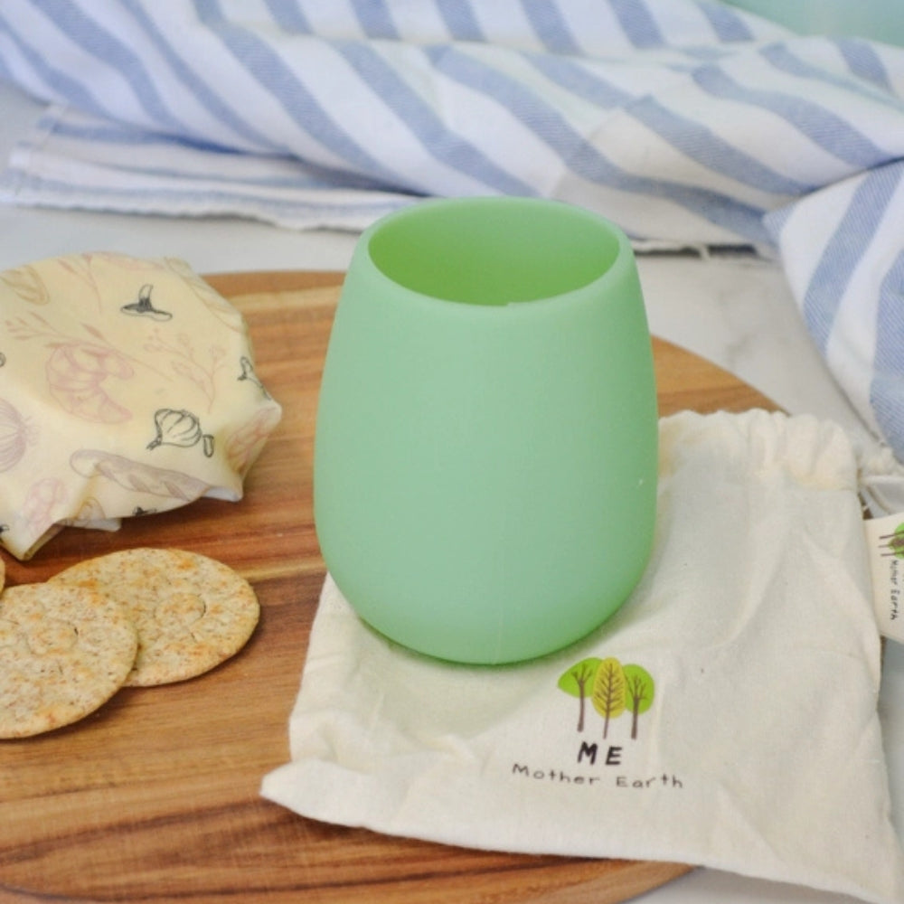 Portable Silicone Travel Wine Glasses + Bag