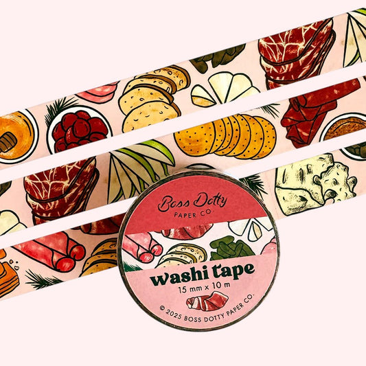 Charcuterie Pattern Washi Tape