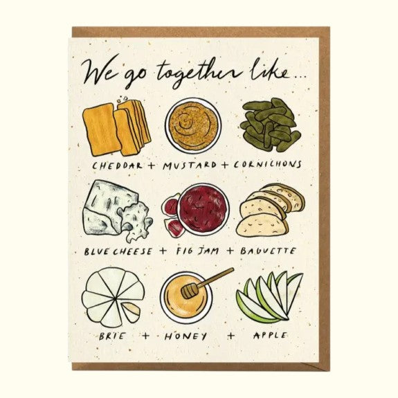 Cheese Pairing Love Card