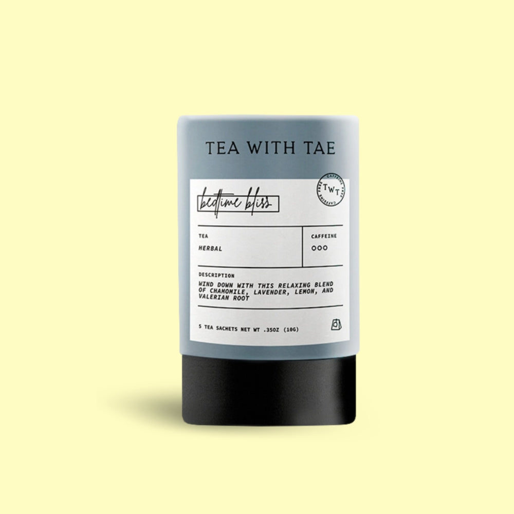Bedtime Bliss Herbal Sleep Tea Mini Tube (5 Tea Bags)