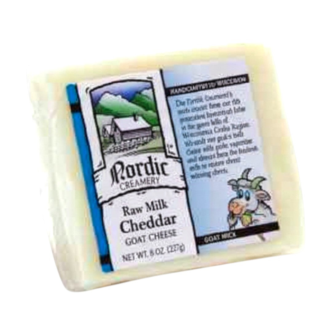 Raw Goat Milk Cheddar