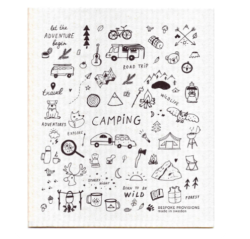 Camping Swedish Dishcloth - Reusable Sponge Cloth