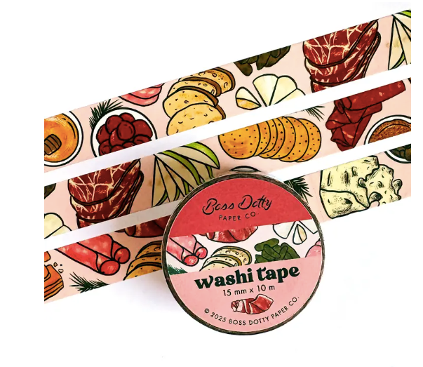 Charcuterie Pattern Washi Tape
