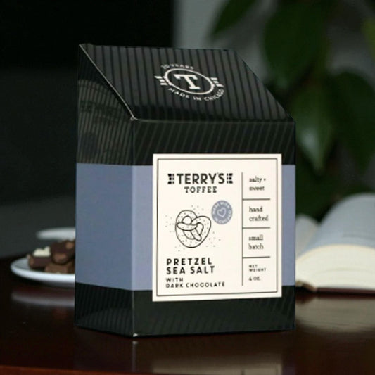 Tofee with Pretzels, Sea Salt and Dark Chocolate