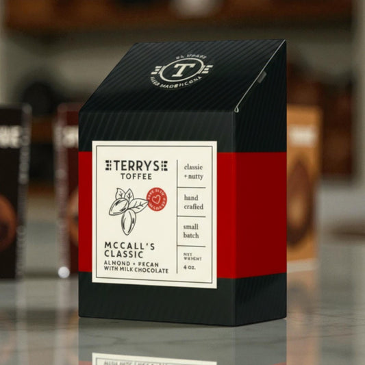 Classic Almond Toffee with Milk Chocolate and Pecans