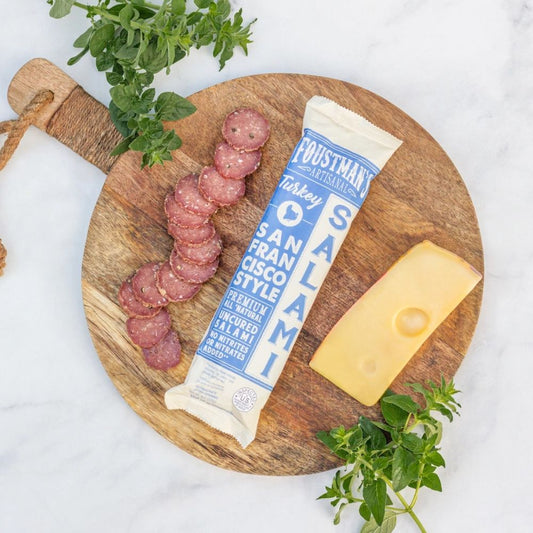 Turkey San Francisco Style Uncured Salami